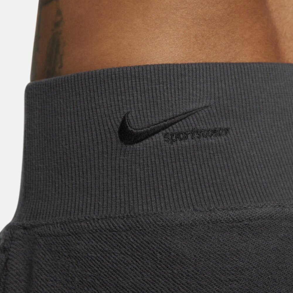 NWT Nike High Waist Reverse French Terry Shorts in Gray MEDIUM - Picture 6 of 7